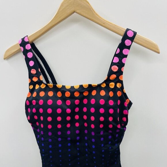 Swim Solutions Shape Solver Womens 8 Going In Circles One-Piece Swimsuit 2277 - Picture 5 of 10